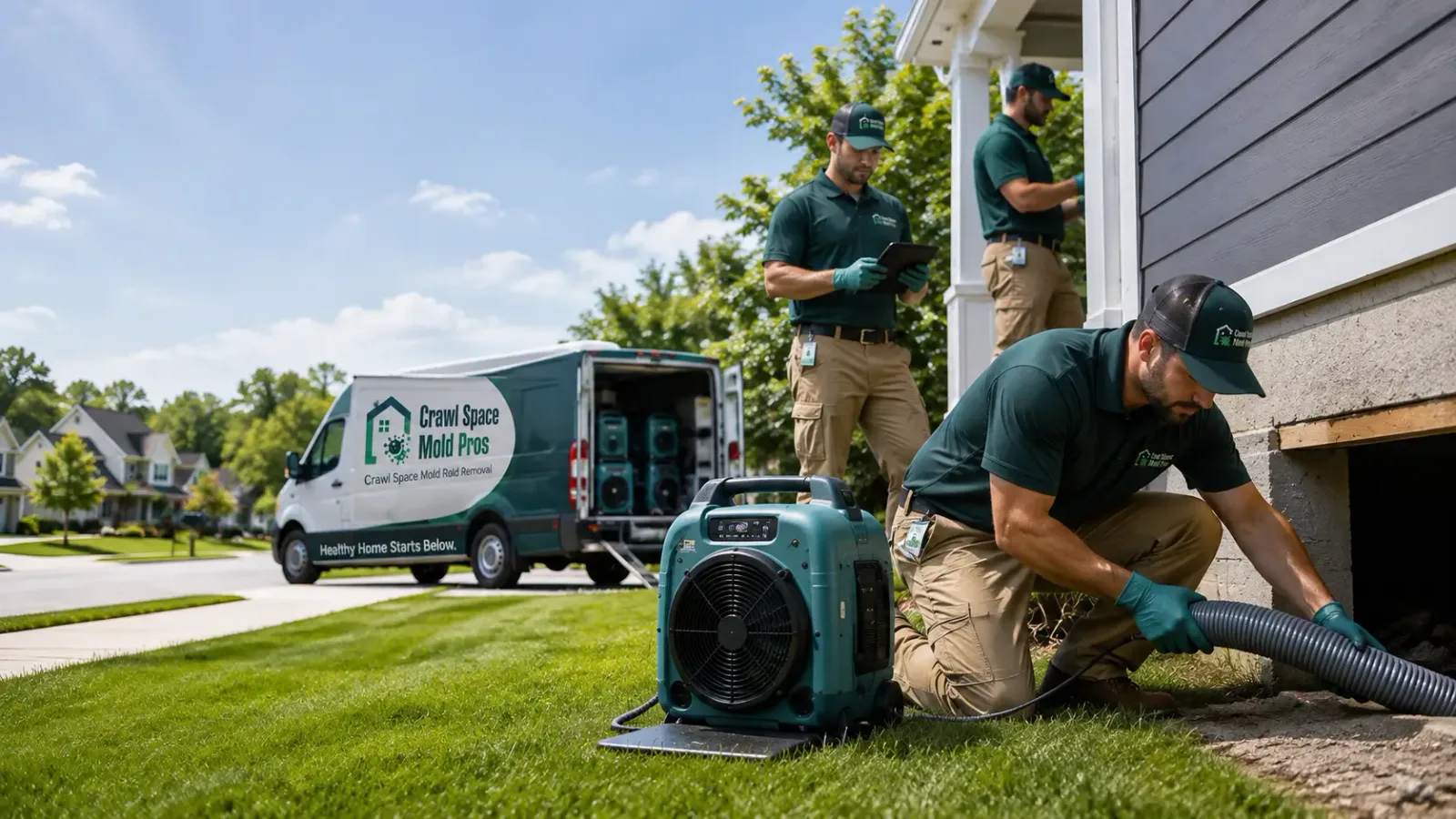 Crawl Space Mold Removal in Sidell, IL